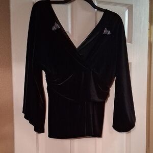 Elegant Black Women's Top